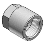Series 069 Nut with hexagon socket - High - Flat fan nozzles